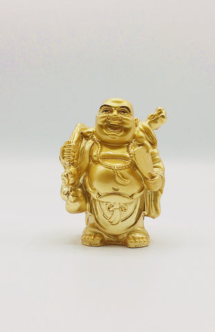 Laughing Buddha Figurines 2.5in x 3.25in / 2.5in x 3.5in