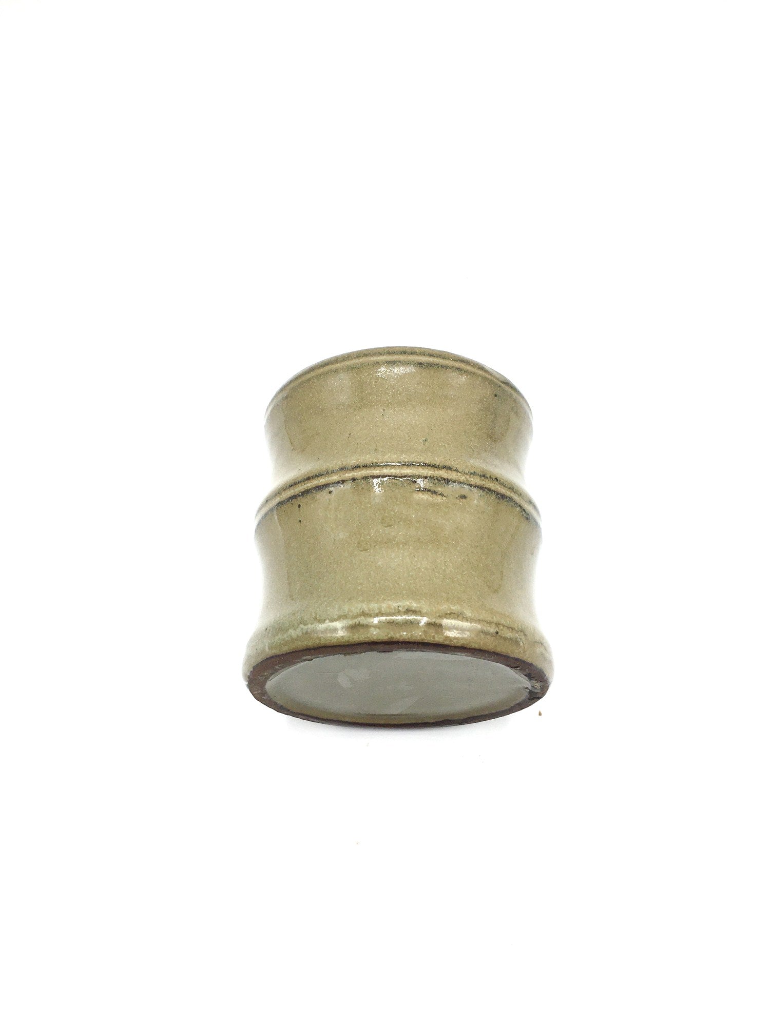 3.5‘’High  Glazed Vase For Lucky Bamboo