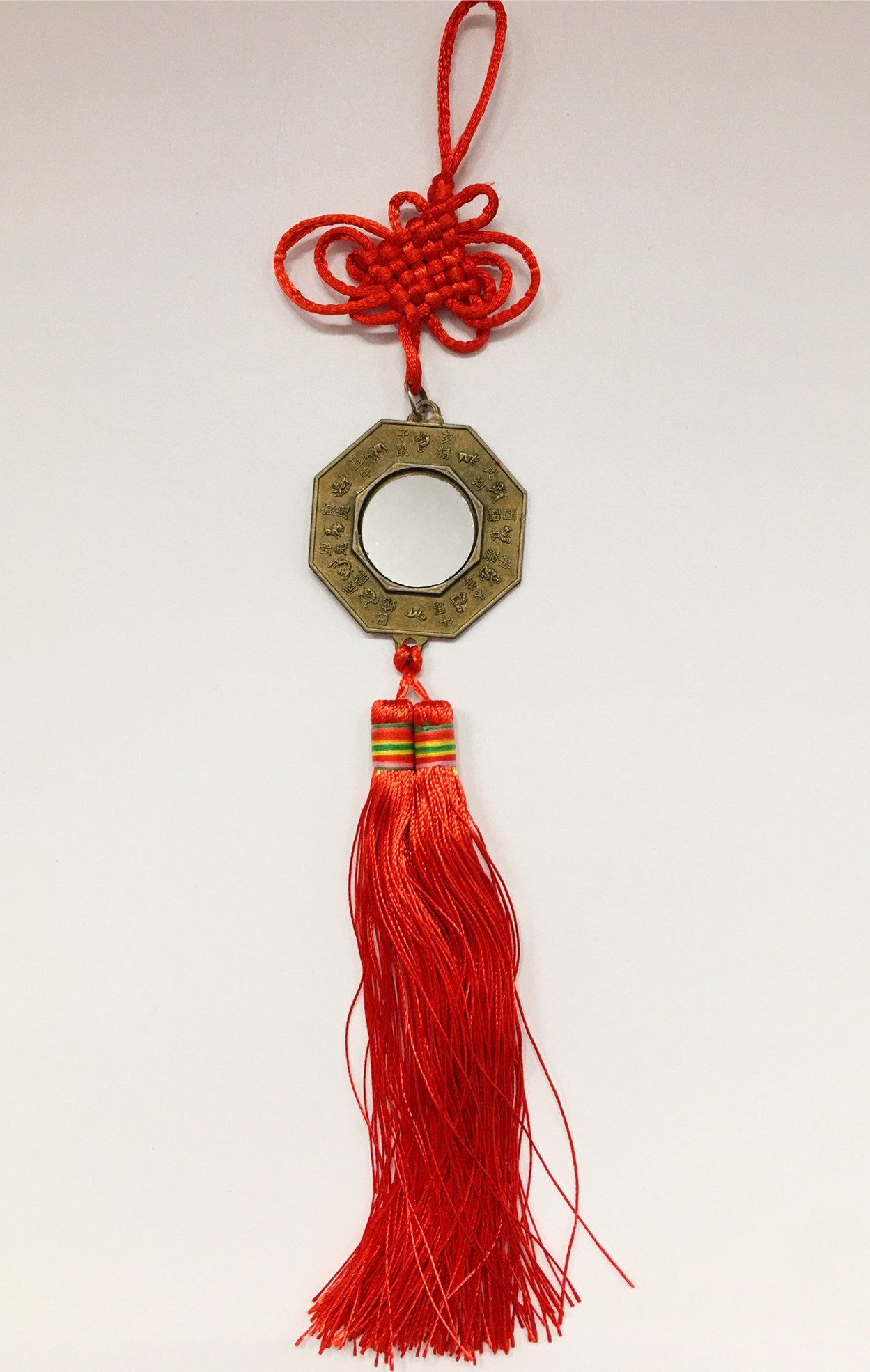 YinYang Feng Shui ornament with Chinese red thread knot