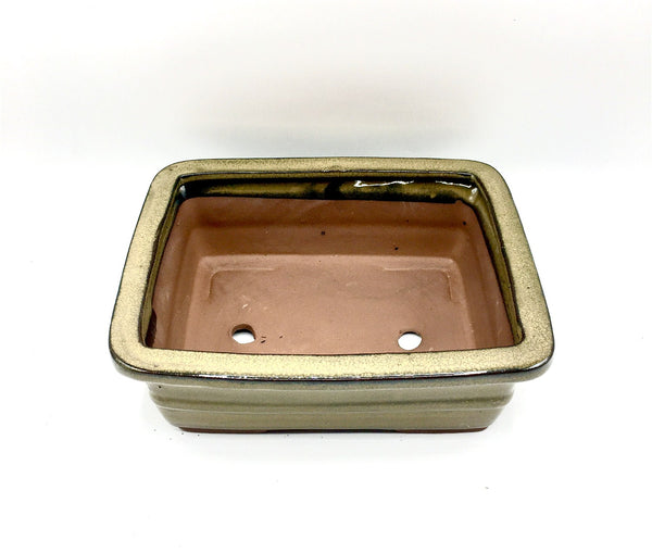 9''Glazed Bonsai Pot